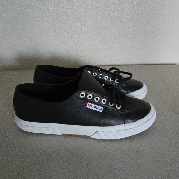 Superga 2750 Nappa Leather Classic Sneaker Women Size 10 New 082025 - Picture 2 of 9